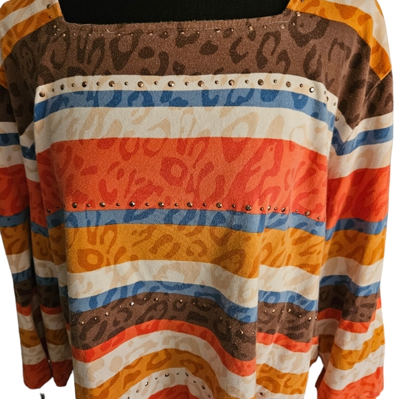 Gently used Alfred Dunner long sleeved 3x top - Picture 3 of 4